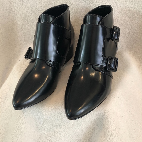 Patent Leather Buckle Booties! - Picture 2 of 6